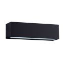 Aplica LED iluminat exterior ambiental IP54 FLORA negru
