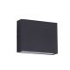 Aplice - Aplica LED iluminat exterior ambiental IP54 TICK negru