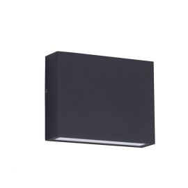 Aplice - Aplica LED iluminat exterior ambiental IP54 TICK negru