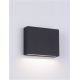 Aplice - Aplica LED iluminat exterior ambiental IP54 TICK negru