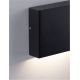 Aplice - Aplica LED iluminat exterior ambiental IP54 TICK negru