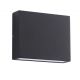 Aplice - Aplica LED iluminat exterior ambiental IP54 TICK II negru