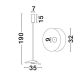 Pendule, Lustre suspendate - Lustra LED suspendata design modern OLEA, 35cm