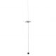 Lampadar LED suspendat de tavan OLEA, H-340cm