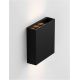 Aplice - Aplica LED iluminat exterior ambiental IP65 WAY II negru