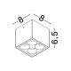 Plafoniere - Plafoniera/Spot LED iluminat exterior IP54 SIMPLY negru