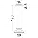 Pendule, Lustre suspendate - Lustra, Pendul LED design modern Morfi
