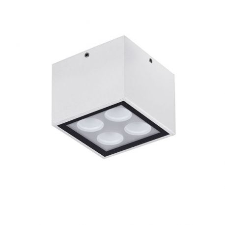 Plafoniere - Plafoniera/Spot LED iluminat exterior IP54 SIMPLY alb