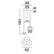 Pendule, Lustre suspendate - Lustra cu 3 pendule LED design modern Morfi