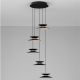 Pendule, Lustre suspendate - Lustra cu 5 pendule LED design modern Morfi