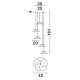 Pendule, Lustre suspendate - Lustra cu 5 pendule LED design modern Morfi