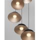 Pendule, Lustre suspendate - Lustra cu 5 pendule LED design modern Morfi