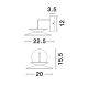 Aplice, corpuri de iluminat pentru pereti - Aplica de perete LED design modern Morfi