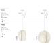 Pendule, Lustre suspendate - Lustra/Pendul design decorativ PIERIDA 30cm
