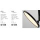 Plafoniere - Plafoniera LED design ambiental EKEI negru