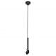 Pendule, Lustre suspendate - Pendul LED ajustabil design minimalist OLA negru