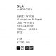 Pendule, Lustre suspendate - Pendul LED ajustabil design minimalist OLA alb
