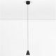 Pendule, Lustre suspendate - Pendul LED design minimalist IRMOS negru
