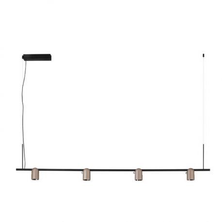 Pendule, Lustre suspendate - Lustra moderna suspendata cu 4 spoturi LED SIRMOS