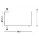 Pendule, Lustre suspendate - Lustra moderna suspendata cu 4 spoturi LED SIRMOS