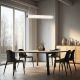 Pendule, Lustre suspendate - Lustra LED eleganta realizata manual Hampton titan periat