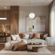 Pendule, Lustre suspendate - Lustra LED eleganta realizata manual Hampton alama periata