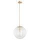 Pendule, Lustre suspendate - Lustra LED eleganta realizata manual Hampton alama periata