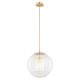 Pendule, Lustre suspendate - Lustra LED eleganta realizata manual Hampton alama periata