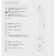 Pendule, Lustre suspendate - Lustra LED eleganta realizata manual Hampton alama periata