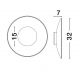 Aplice, corpuri de iluminat pentru pereti - Aplica de perete LED design ambiental Esti maro inchis