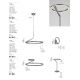 Pendule, Lustre suspendate - Lustra LED suspendata design minimalist TILIA nickel