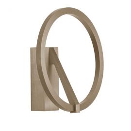 Aplice, corpuri de iluminat pentru pereti - Aplica LED de perete design minimalist TILIA moca coffee