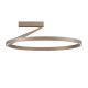 Plafoniera LED design minimalist TILIA moca coffee