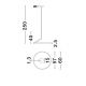 Pendule, Lustre suspendate - Lustra LED suspendata design minimalist TILIA moca coffee