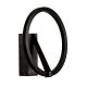 Aplica LED de perete design minimalist TILIA negru
