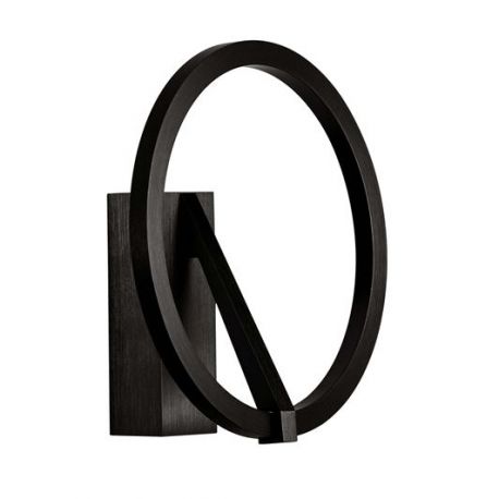 Aplice, corpuri de iluminat pentru pereti - Aplica LED de perete design minimalist TILIA negru