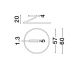 Plafoniere - Plafoniera LED design minimalist TILIA negru