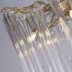 Candelabre, Lustre - Lustra deosebita cu picaturi din sticla suspendate Heritage 5Lt