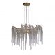 Candelabre, Lustre - Lustra deosebita cu picaturi din sticla suspendate Heritage 5Lt