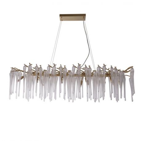 Candelabre, Lustre - Lustra deosebita cu picaturi din sticla suspendate Heritage 10Lt