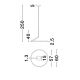 Pendule, Lustre suspendate - Lustra LED suspendata design minimalist TILIA negru