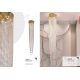 Corpuri de iluminat Lustre pentru casa scarii - Lustra spectaculoasa pentru casa scarii sau hol Swoop 5LT
