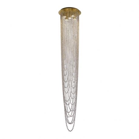 Corpuri de iluminat Lustre pentru casa scarii - Lustra spectaculoasa pentru casa scarii sau hol Swoop 5LT