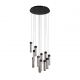 Pendule, Lustre suspendate - Lustra cu 12 pendule LED design modern Moonbeam