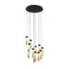 Lustra cu 12 pendule LED design modern Moonbeam