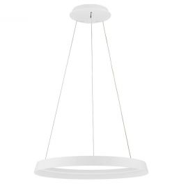 Lustra LED suspendata design modern circular ORMI alba