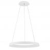 Lustra LED suspendata design modern circular ORMI alba
