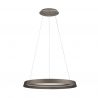 Lustra LED suspendata design modern circular ORMI brown
