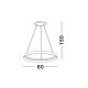 Pendule, Lustre suspendate - Lustra LED suspendata design modern circular ORMI coffee
