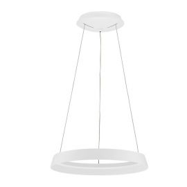 Pendule, Lustre suspendate - Lustra LED suspendata design modern circular ORMI alba D-45cm